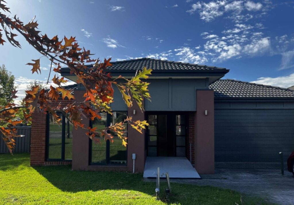 A welcoming entrance to a modern Australian home