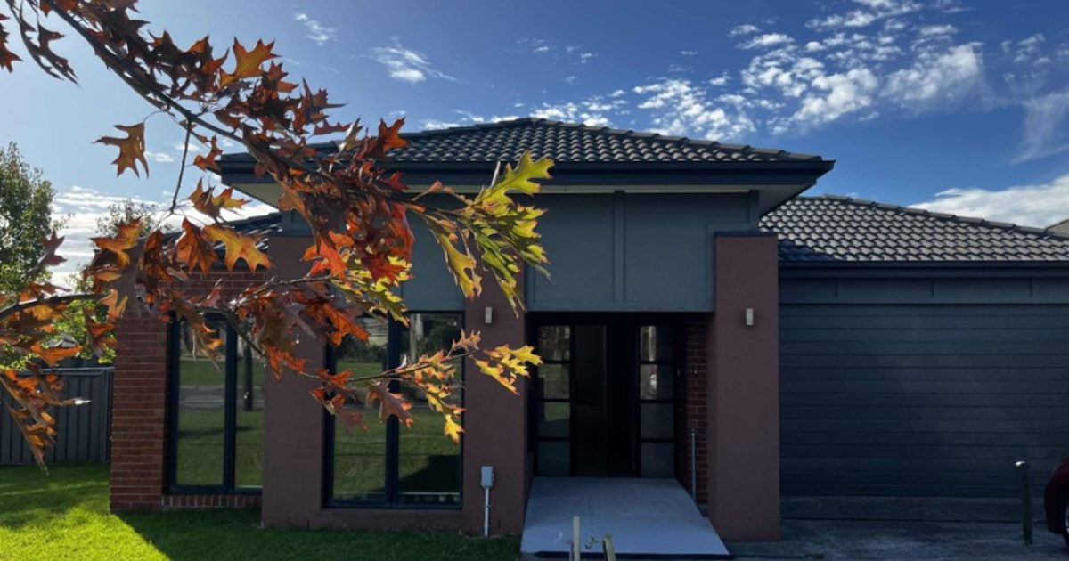 A welcoming entrance to a modern Australian home